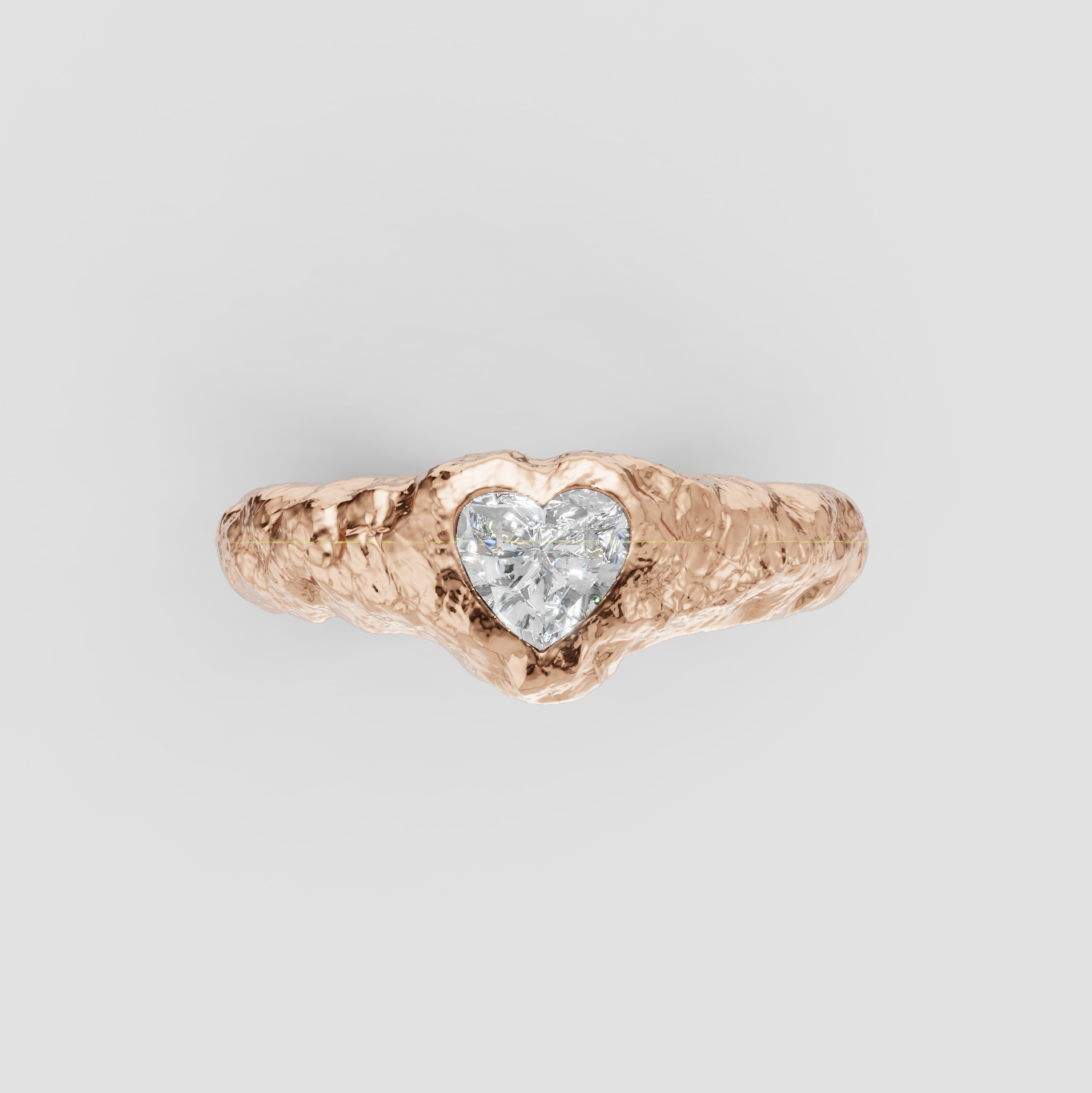 Raw Heart Ring