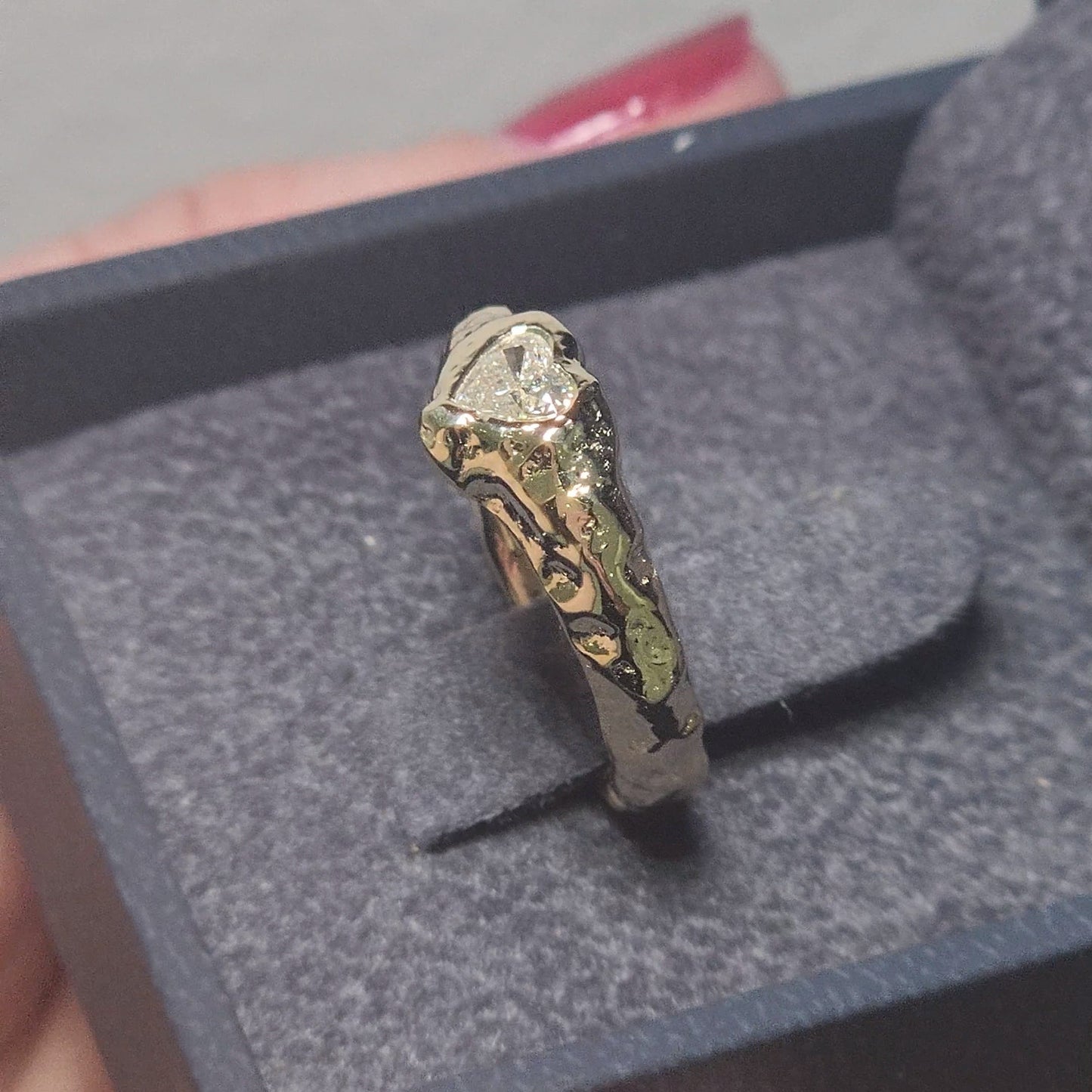Raw Heart Ring