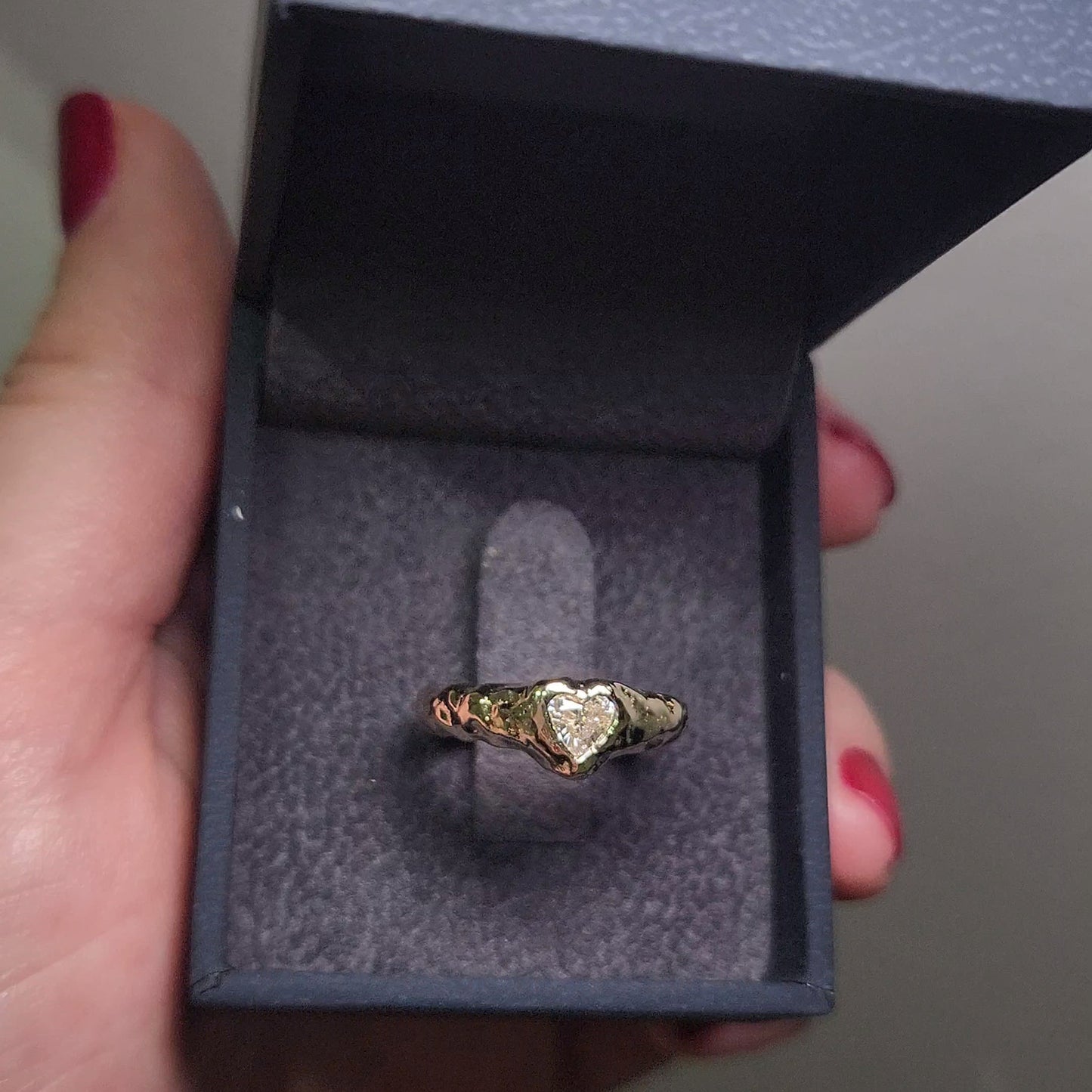 Raw Heart Ring