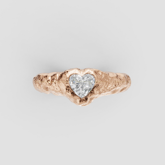 Raw Heart Ring