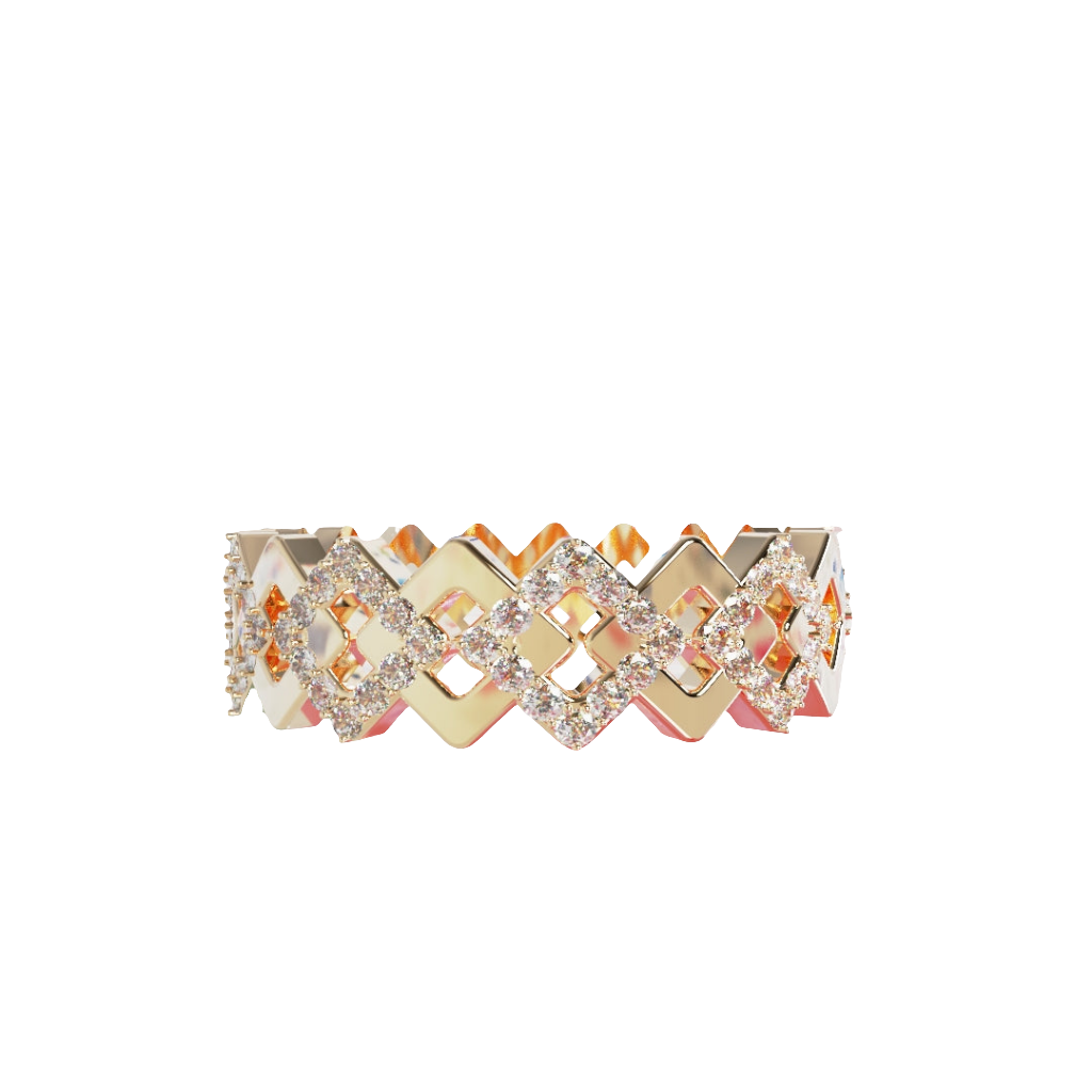 Rhombus Statement Chain Ring