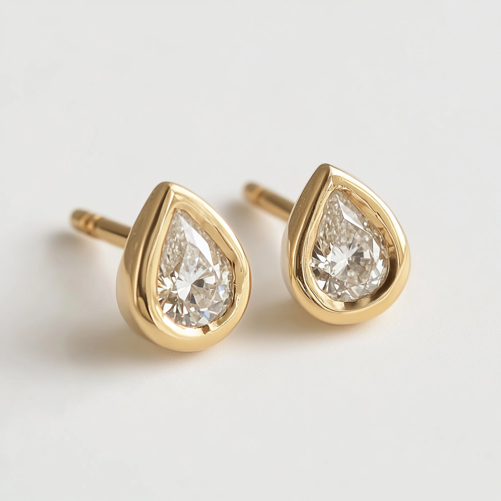 Baby Allure Tear Drop studs