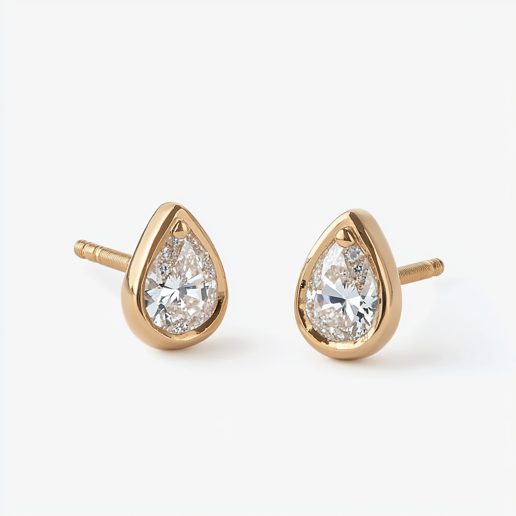 Baby Allure Tear Drop studs