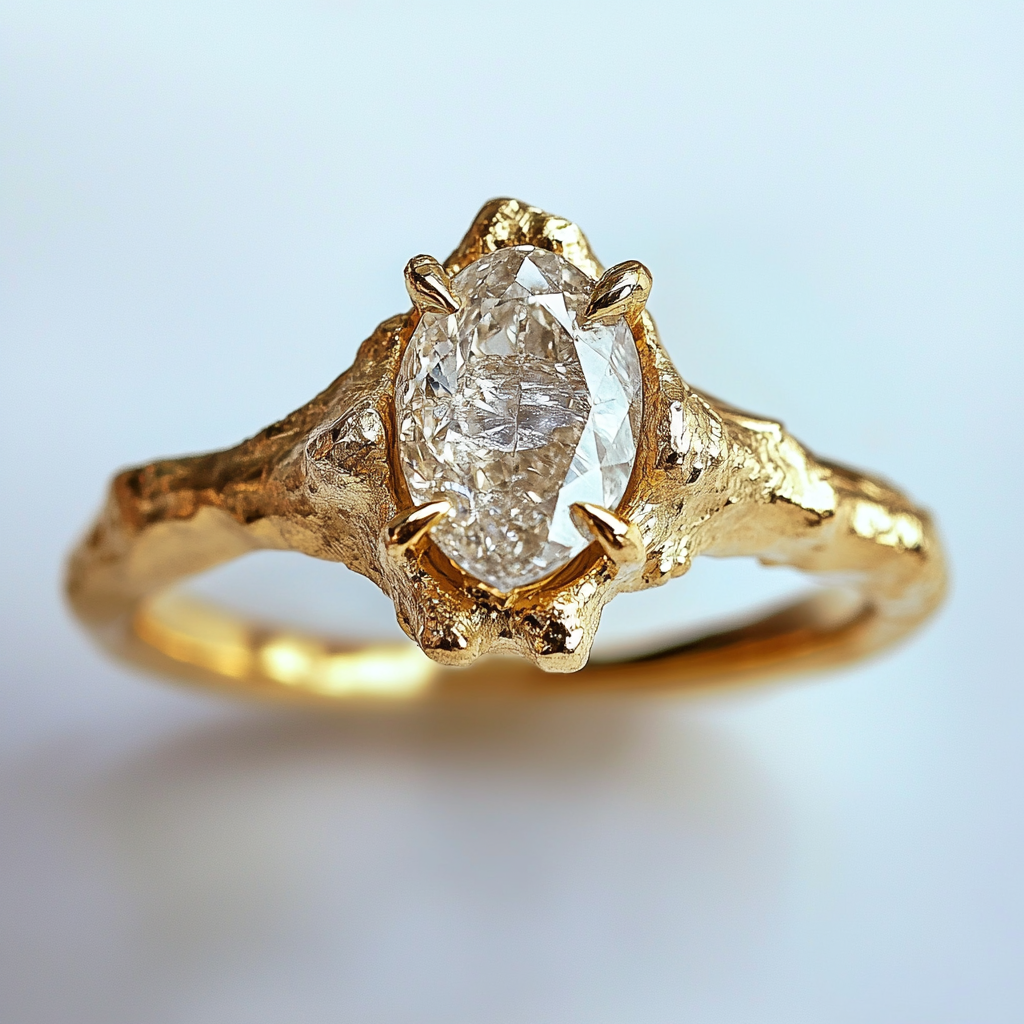 Sahara Oval Diamond Ring