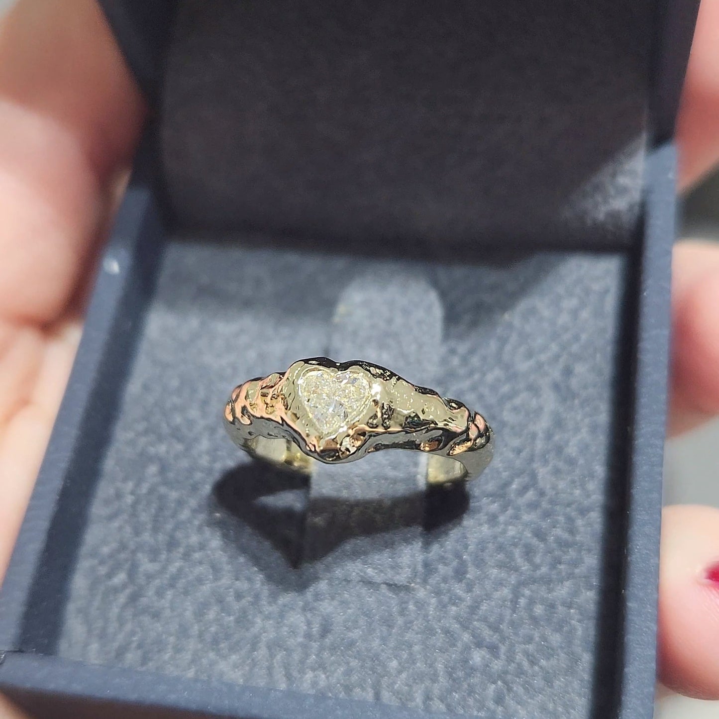 Raw Heart Ring