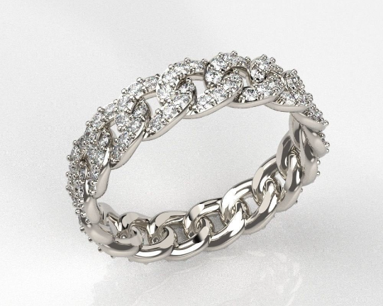 Cleo Statement Chain Ring - MARGARET KRINETZ